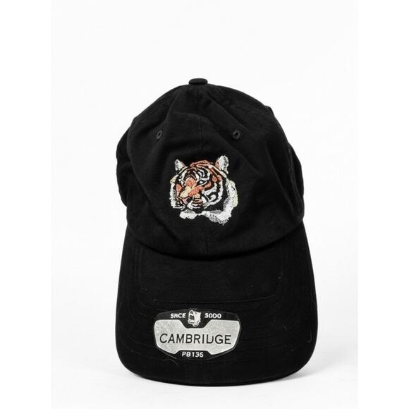 Soft Women Baseball Cap Animal Tigers Mascot Embroidery Brand; Cambridge - Picture 2 of 3